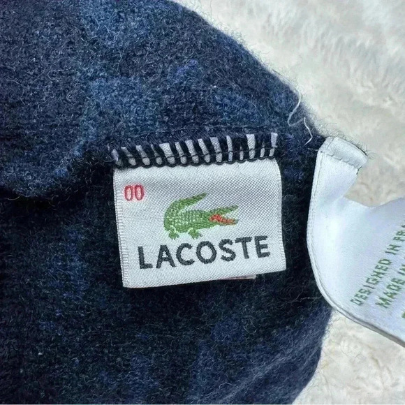 Lacoste Winter Hat Blue  Size 1-2 Years - Picture 6 of 15